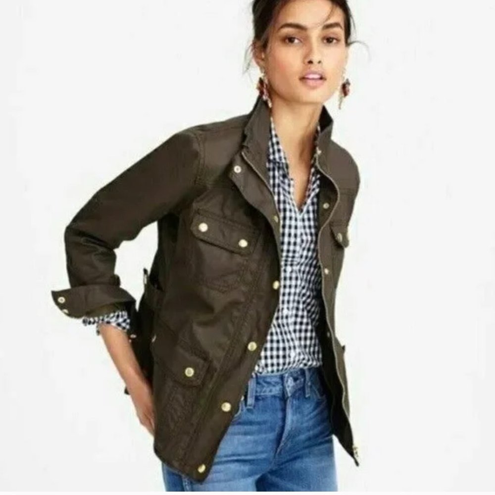 J Crew Relaxed Boyfriend Field Jacket